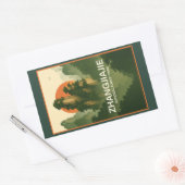 張家界国有林公園 長方形シール (封筒)