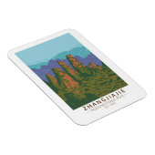 張家界江国有林中国旅行芸術レトロ マグネット (右側)