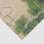 張若靄によるタチアオイの花 薄葉紙 (詳細)