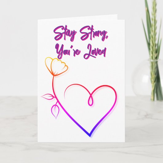 強いあなたは愛されるミニマリストが元気になる カード (正面)