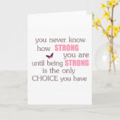 強いいかにあるか決して知らないで下さい カード (黄色い花)