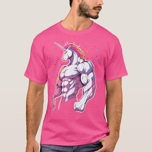 強いおもしろいジム Tシャツ (正面)