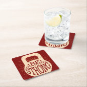 強いがあって下さい スクエアペーパーコースター (インサイチュ)