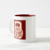 強いがあって下さい ツートーンマグカップ (正面左)