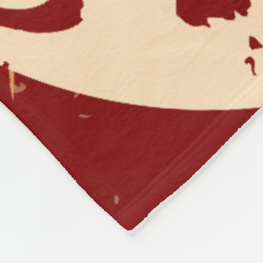 強いがあって下さい フリースブランケット (角)