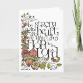 強いが-祈りの言葉カードあって下さい カード (正面)