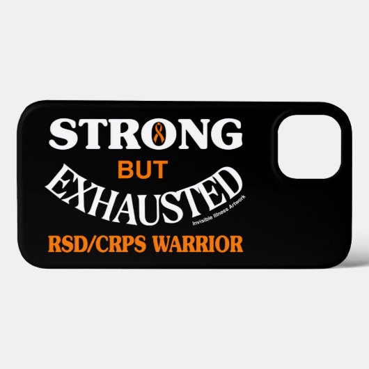 強いけど疲れ切ってる…RSD/CRPS Case-Mate iPhoneケース (裏面 (横))
