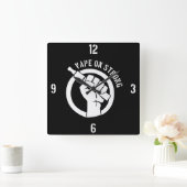 強いのVape スクエア壁時計 (ホーム)