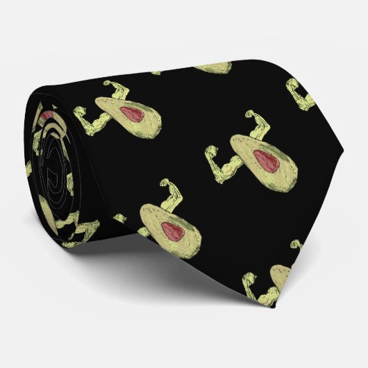 強いアボカド ネクタイ (ロール)