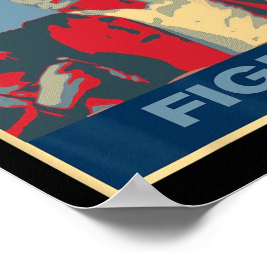 強いアメリカを支えるドナルド・トランプの切り札 ポスター (角)