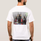 強いイメージのワイシャツ4 Tシャツ (裏面)