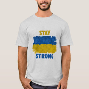 強いウクライナを維持 – サポートを表示 Tシャツ