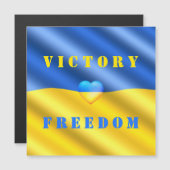 強いウクライナ – ウクライナ国旗 – 自由の勝利  (正面/裏面)