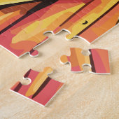 強いエレガント女 ジグソーパズル (側面)