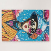 強いエレガント女 ジグソーパズル (横)