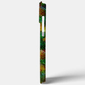 強いオレンジと緑のベルガモット肌の質感 Case-Mate iPhoneケース (裏面 / 左)