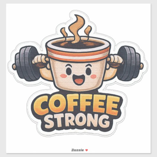 強いコーヒー シール (シート)