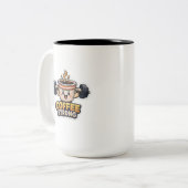 強いコーヒー ツートーンマグカップ (正面左)