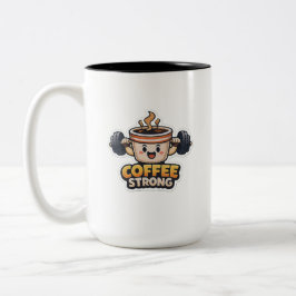 強いコーヒー ツートーンマグカップ