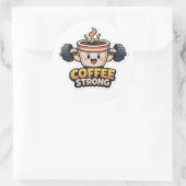 強いコーヒー ラウンドシール (バッグ)