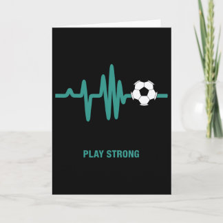 強いサッカー ハートビート サッカー ビルをプレイ カード