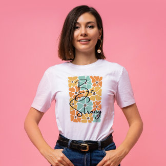 強いシックな抽象芸術モダン陽性引用文 Tシャツ
