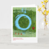 強いタオ カード (黄色い花)