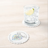 強いダイヤモンドの結婚コースターを愛 ペーパーコースター (インサイチュ)