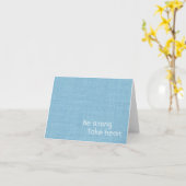 強いテイクハート カード (黄色い花)