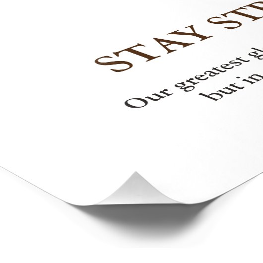 強いハゲのイーグルのアートワークをやる気を起こさせる維持 フォトプリント            (角)