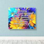 強いバイブル聖なる書物、 経典 キャンバスプリント (インサイチュ (ウッドフロア))