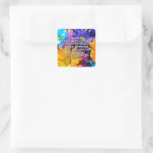 強いバイブル聖なる書物、 経典 スクエアシール (バッグ)