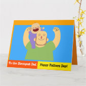 強いパパ 父の日 最高の愛 カード (黄色い花)