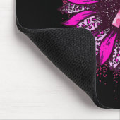 強いヒマワリのピンクリボン乳癌であるA マウスパッド (コーナー)