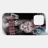 強いヒョウを残す Case-Mate iPhoneケース (裏面 (横))