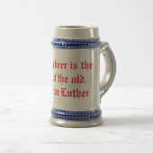強いビールは古いののミルクです ビールジョッキ (正面右)