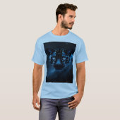 強いブラックタイガーTシャツ – Wild はっきりした Animal Grap Tシャツ (正面フル)