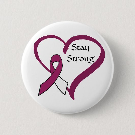 強いブルゴーニュと白がんの認識度 缶バッジ (正面)