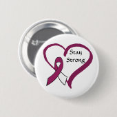 強いブルゴーニュと白がんの認識度 缶バッジ (正面&裏面)