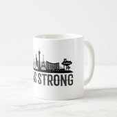 強いベガス コーヒーマグカップ (正面右)