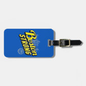 強いボストン都市は青で覚えています ラゲッジタグ (正面横)