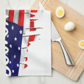 強いボストン キッチンタオル (四つ折り)