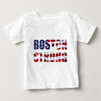 強いボストン ベビーTシャツ