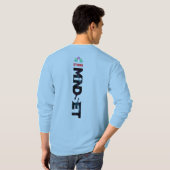 強いマインドセット | メンズ ロングスリーブ Tシャツ (裏面フル)