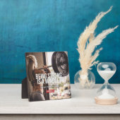 強いマインドセット – 女性のフィットネス 感動的 フォトプラーク (インサイチュ)