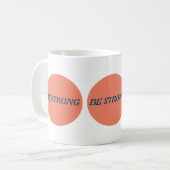 強いマグカップを作る コーヒーマグカップ (正面左)