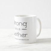 強いマザーマグ コーヒーマグカップ (正面右)