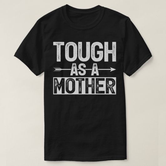強いママ母の日Tee母のプールとしてタフ Tシャツ (デザイン正面)