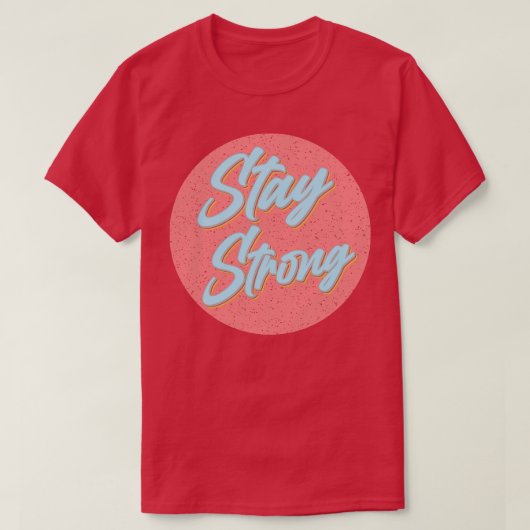 強いメンタルヘルス認識度 Tシャツ (デザイン正面)