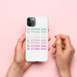 強いモダン女の子のインスピレーションのフレーズ iPhone 11Pro MAXケース<br><div class="desc">強いモダン女の子のインスピレーションのフレーズ</div>